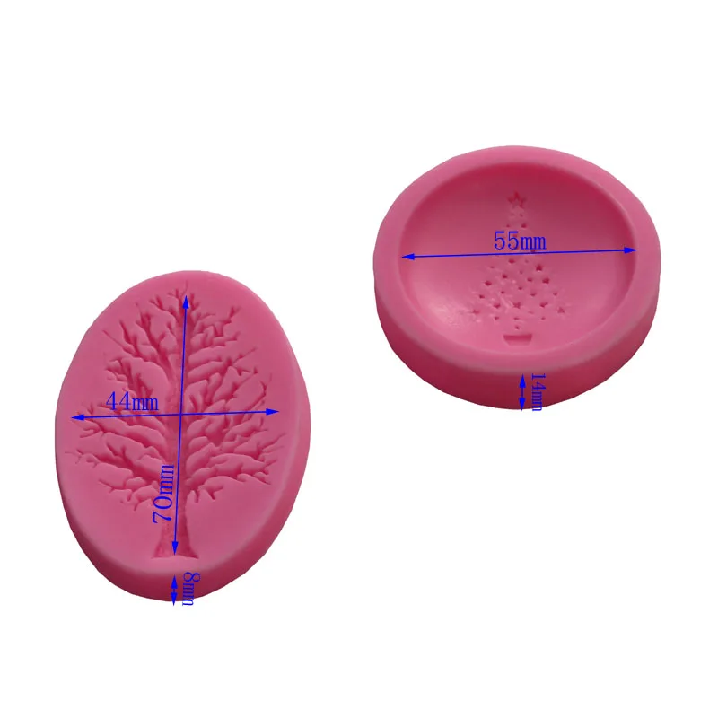 Увядшие ветки дерево и звезды Рождественская помадка торт кекс клейкая паста для