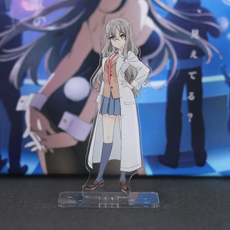 Аниме Seishun Buta Yarou wa Bunny Girl Senpai no Yume wo Minai Mai Sakurajima фигурки акриловые украшения значок