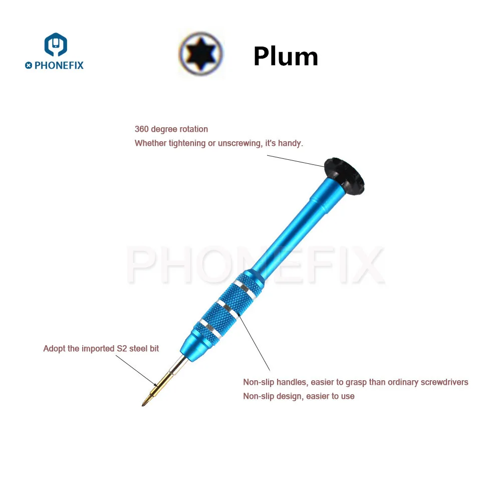 T4 Hex Многофункциональные отвертки для ремонта PHONEFIX для iPhone samsung Galaxy меховой брелок для телефона ремонтная отвертка - Цвет: T4 Hex