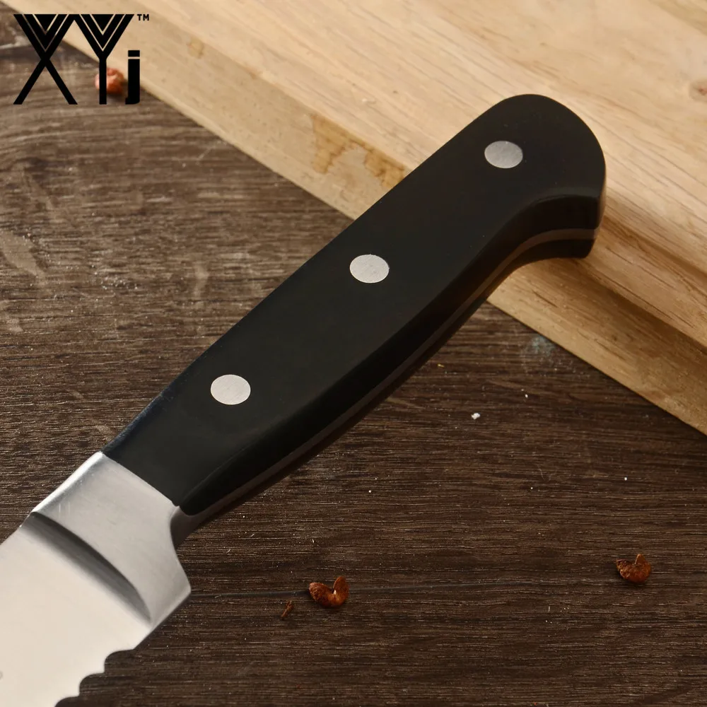 XYj 8 дюймов нож для хлеба из нержавеющей стали кухонный сыра режущий инструмент
