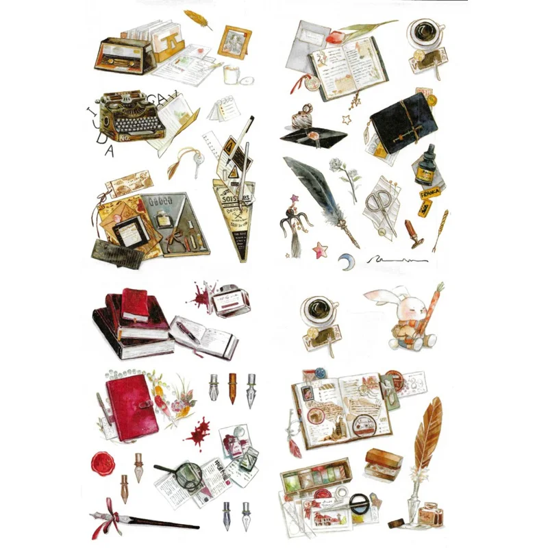 sz08616 2 шт. корейские милые, каваи, карандаши, бутылки для вина DIY скрапбукинга блокнот бумажные стикеры для книг планировщик стикер школьные офисные принадлежности - Цвет: sz08616