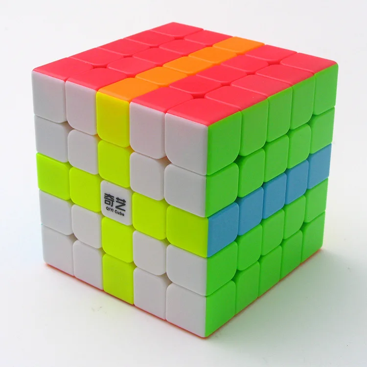 5x5x5 QiYi без наклейки Neo Cube Скорость гладкая Magico головоломка кубики для детей