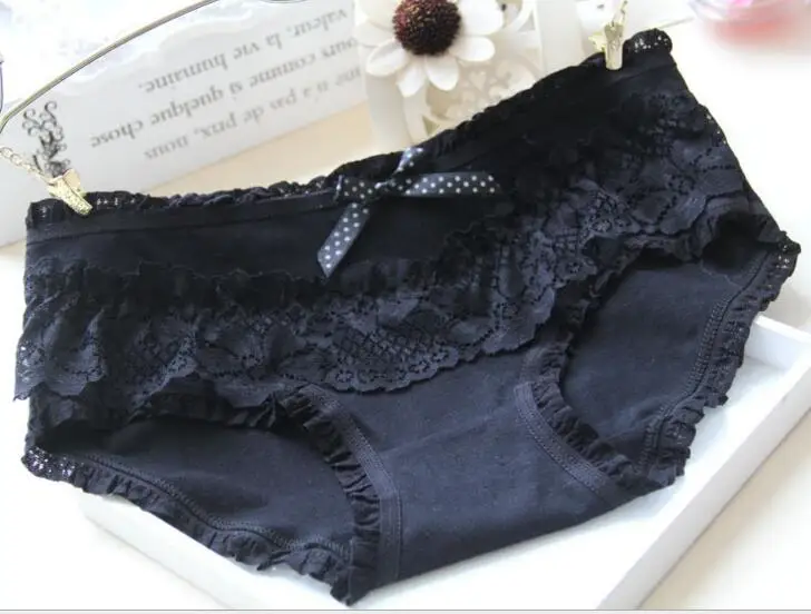 Трусики женские х/б 12 шт./лот|girls underwear panties|girls underwearpanties high |