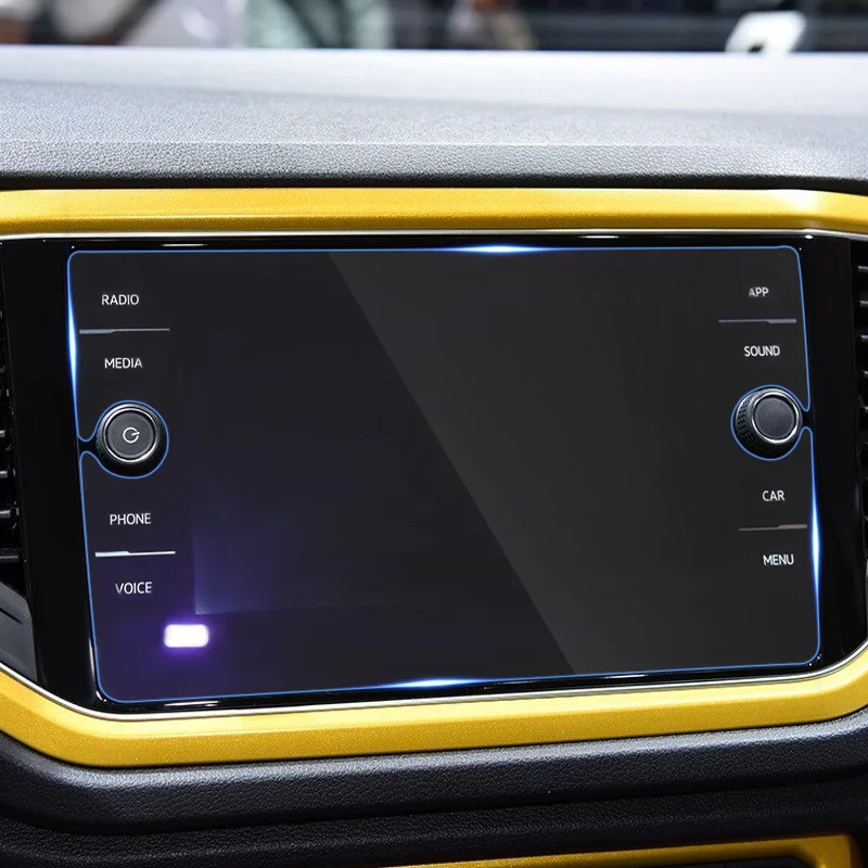 QCBXYYXH для Volkswagen T ROC 2018 Стайлинг автомобиля GPS навигация стекло защитная пленка