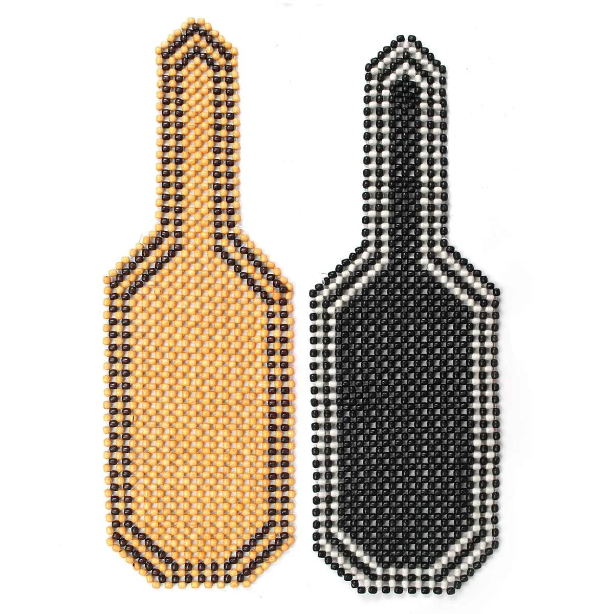 Универсальные чехлы на сиденья автомобиля летние передние с деревянными