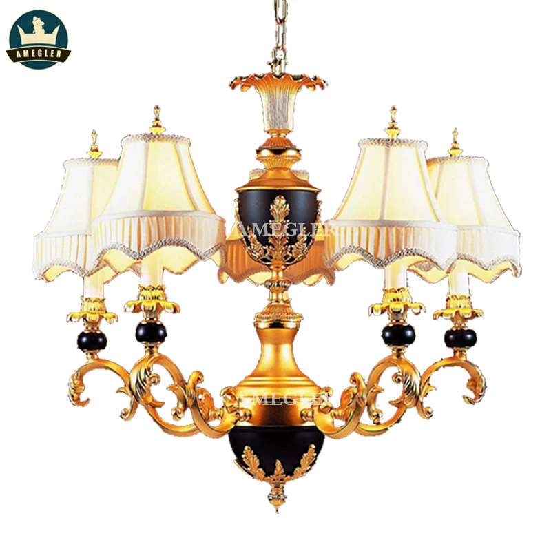 AMEGLER The luxurious villa French parlor lamp bedroom copper of pendent Europe imperial palace formula | Лампы и освещение