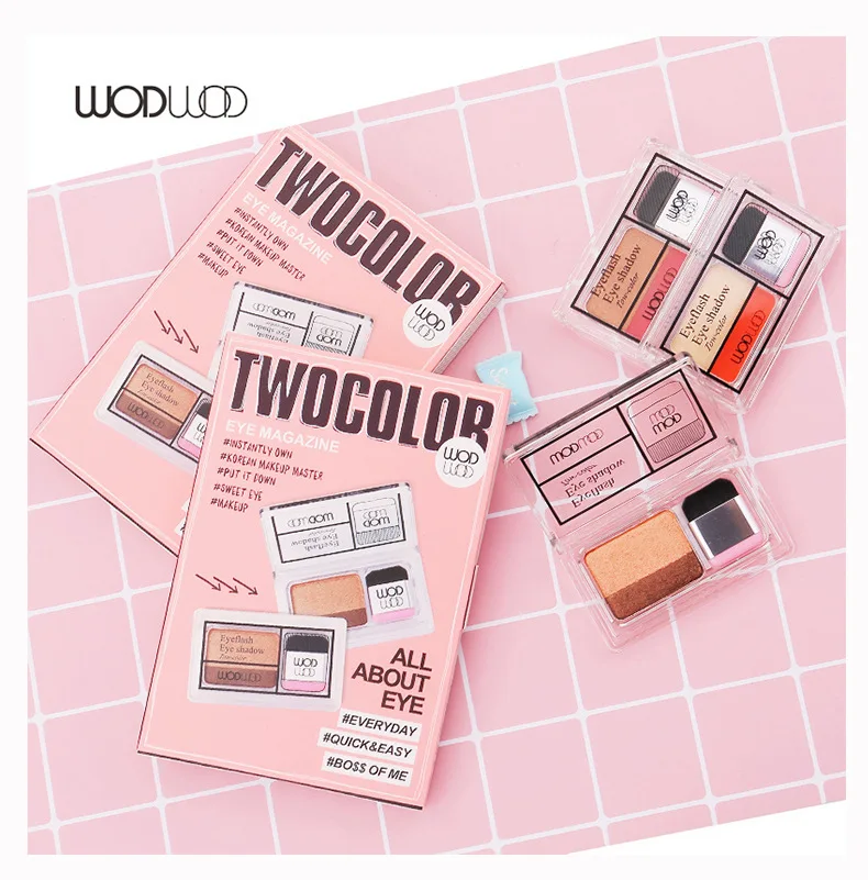 Magazine Lazy Eyeshadow Stamp Holiday Edition тени для век двойной Цвет Shimmer Палитра длительный