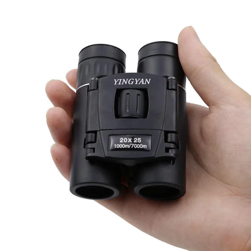 YINGYAN портативный бинокулярный Мини HD оптический телескоп Zoomable 20X25 черный