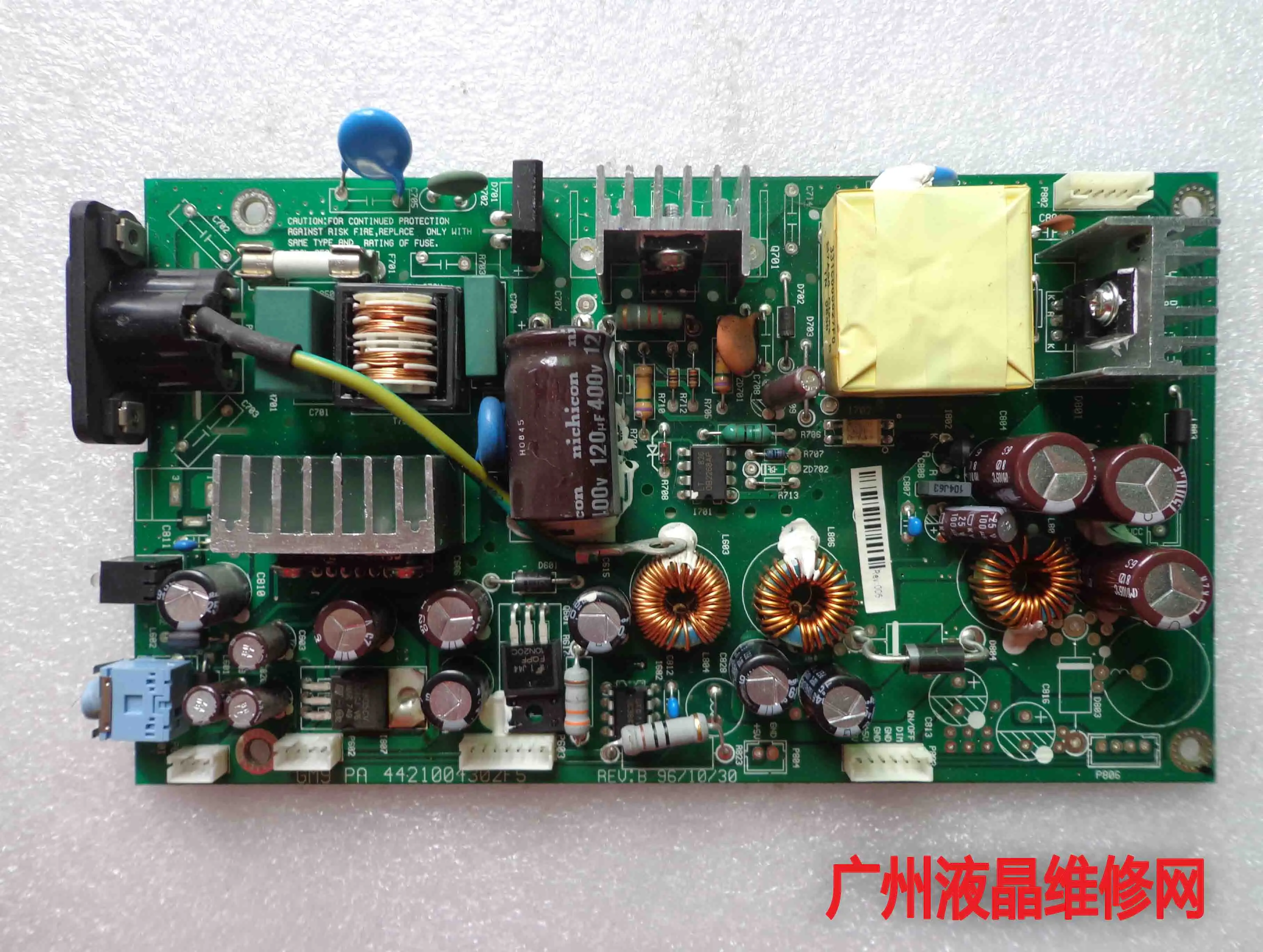 

ET1729L-8UWA control in the uaw trust power plate 4421004302F5 58172130400FA power supply board