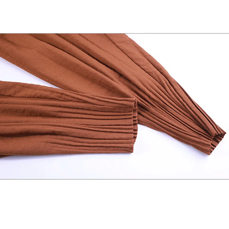 Для женщин брюки Капри летние Высокая Талия Свободные Повседневное укороченные