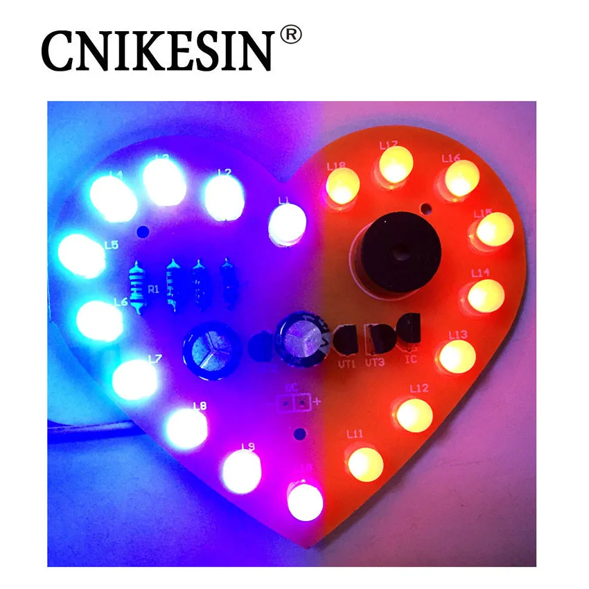Cnikesin DIY Kit голос комплект индикатор уровня LED Звук электронного обучения обучение