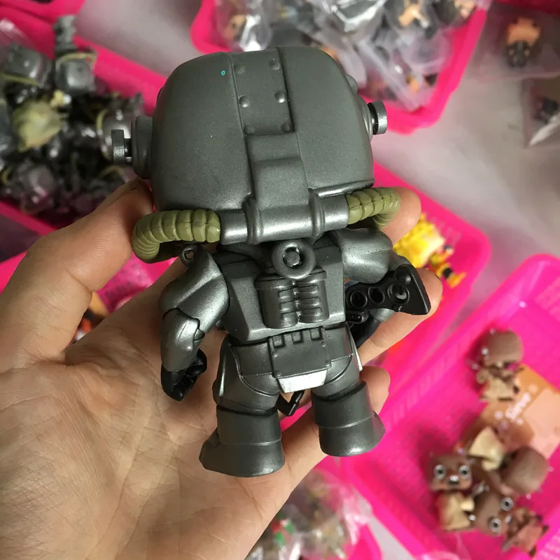 Оригинальные Funko поп-игры: Fallout-power Armor Виниловая фигурка Коллекционная модель свободная игрушка дешевая без коробки