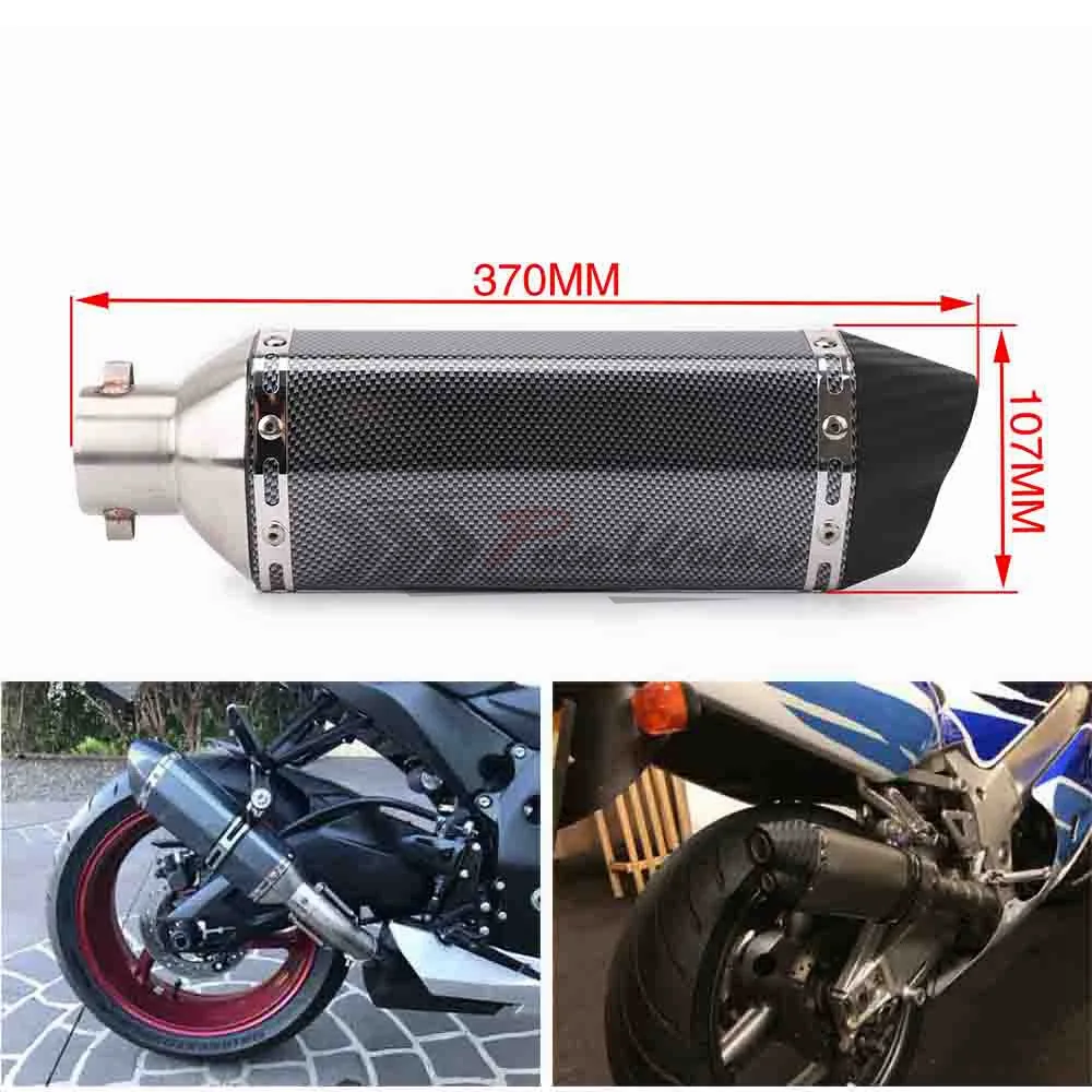 Выхлопная труба для мотоцикла R1 R3 R6 CBR CB400 Z750 Z800 TMAX GSXR ER6N FZ1 FZ6 ER10N | Автомобили и