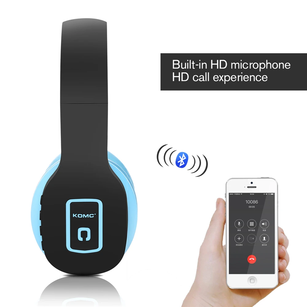 Toproad складные наушники bluetooth стерео объемный Беспроводной гарнитура с микрофоном