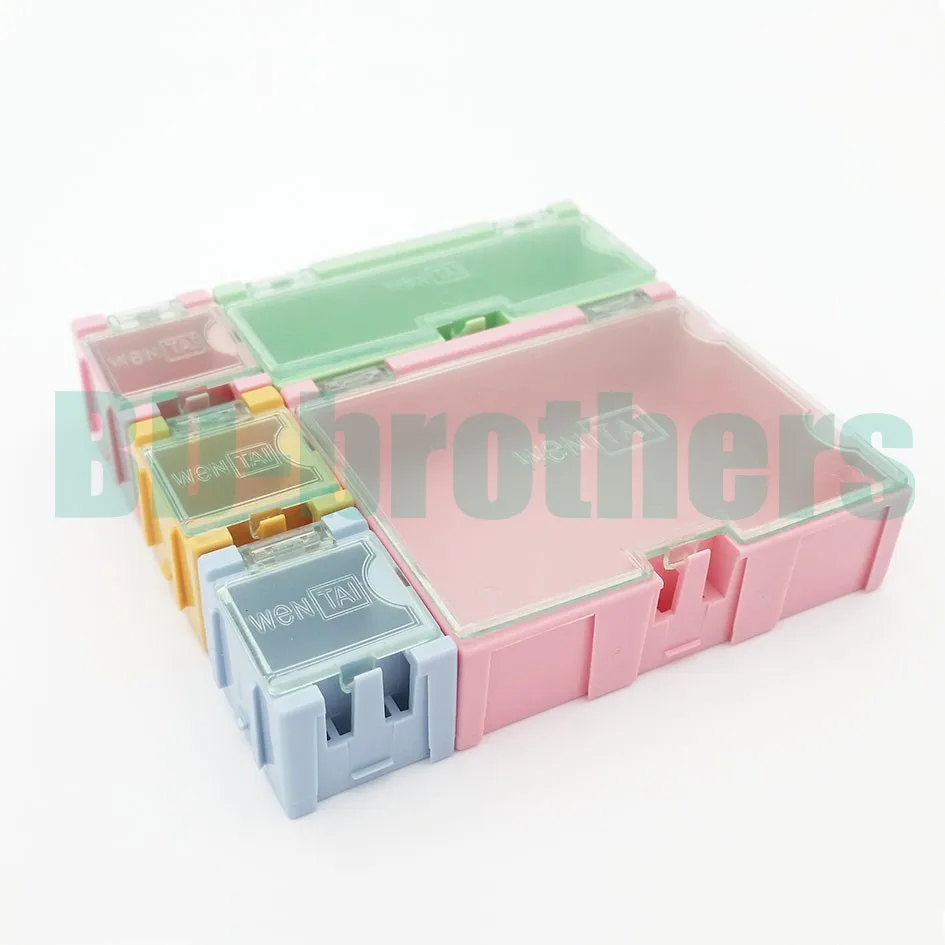 5 шт./компл. компонент коробка для хранения IC коробки КОМПОНЕНТОВ SMT SMD Wen Tai (1 #2 #3 #)