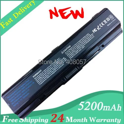 Аккумулятор для ноутбука Toshiba Satellite A200 A205 A210 A215 A300 L300 M200 6 ячеек PA3534U-1BRS 5200 мАч |