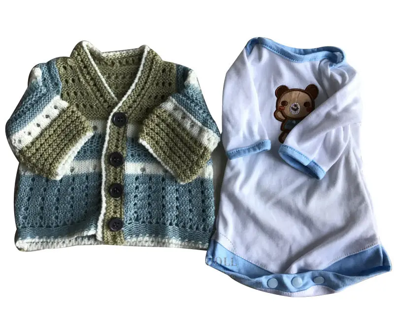 15 новейший стиль s 18 дюймов 45 см Reborn Baby Doll Одежда с разными стилями горячая распродажа Рождественский подарок/DIY кукольная одежда лучший подарок