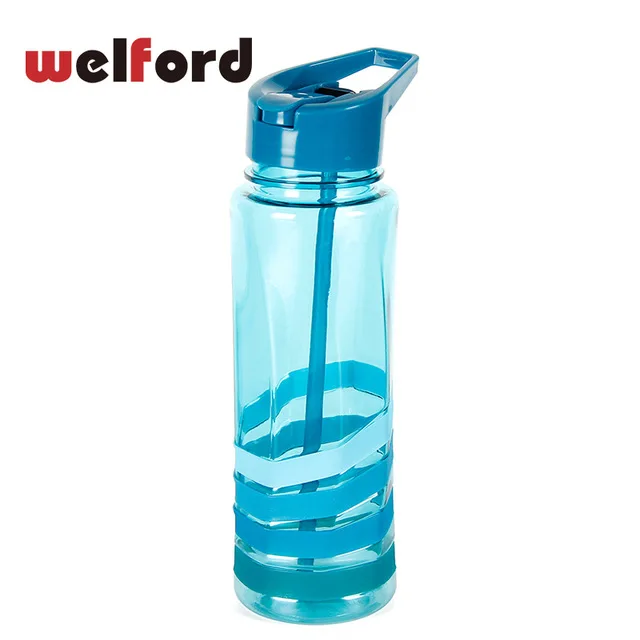 730 мл Спортивная бутылка для воды, емкость для спортивных бутылок, не скользящая ручка, бутылка для напитков с соломенной ручкой, без бисфенола, не протекает