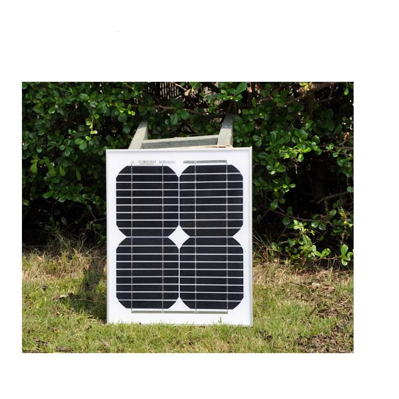 

photovoltaic panel china 10W 12V waterproof monocrystalline solar cell solar panel China placas solares de 12 voltios camping