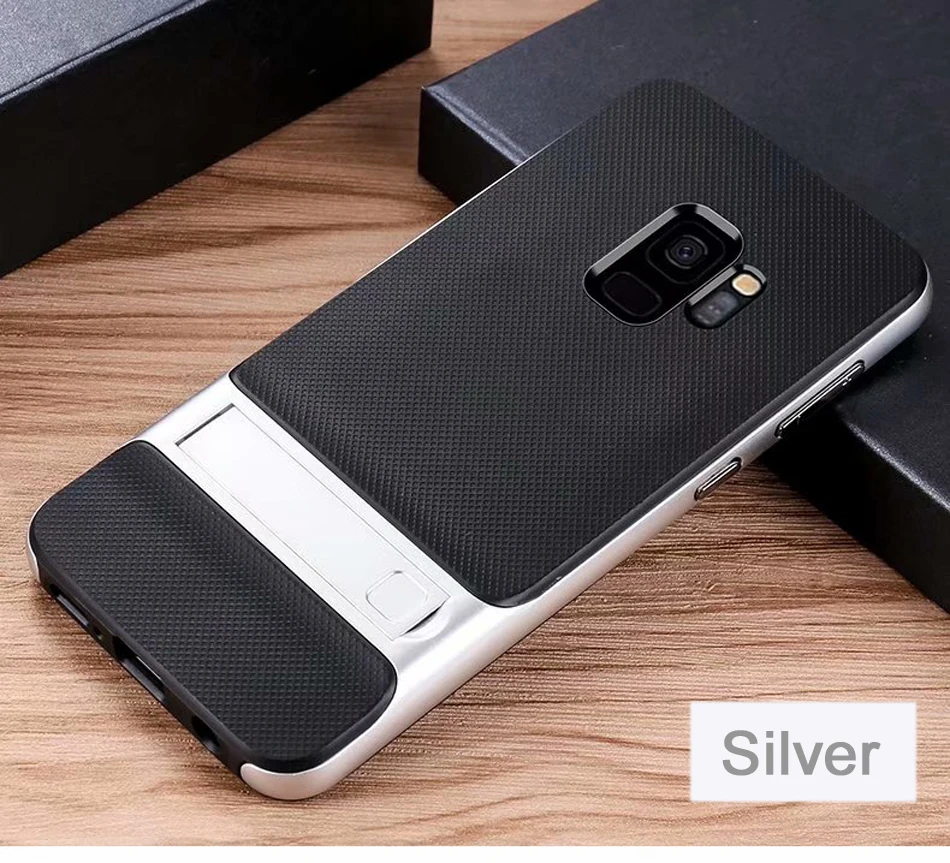 Чехол CAPSSICUM kickstand для samsung Galaxy S9 S9 Plus Чехлы PC силиконовые гибкие тонкие Чехлы S9 S9Plus