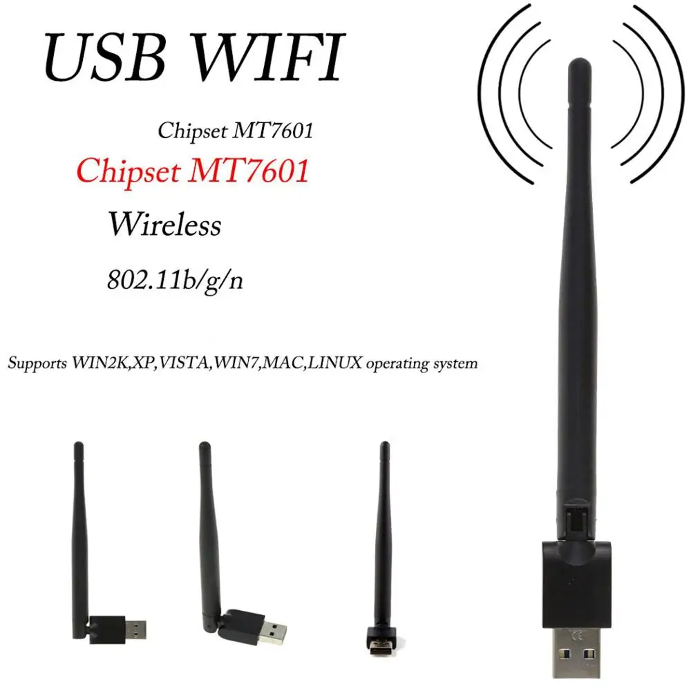 SATXTREM MT7601 чипсет Wifi адаптер 150 м USB WiFi приемник беспроводной с антенной для