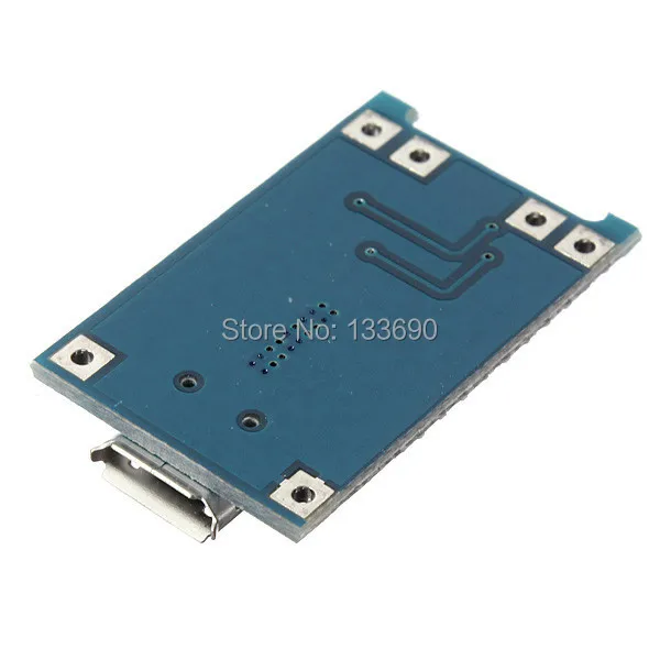 50 шт./лот 5 в 1A Micro USB 18650 литиевая батарея зарядная плата модуль зарядного