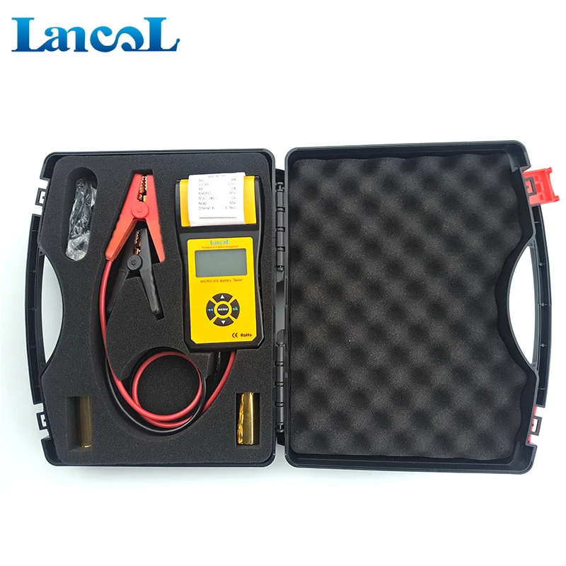 

Lancol MICRO300 New Battery Analyzer Universal Battery Tester 12V Battery Car Battery Tester Checker With Built-in Printer