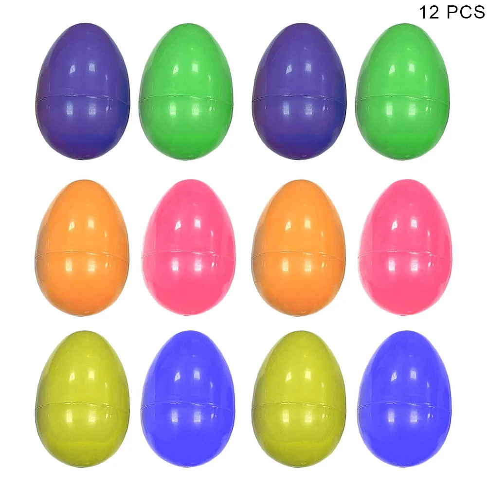 Random Color Сюрприз пасхальные яйца Ассорти Цвет детская игрушка ремесло Модель Заполняемые подарки Шоколад YH-17 - Цвет: Random Color