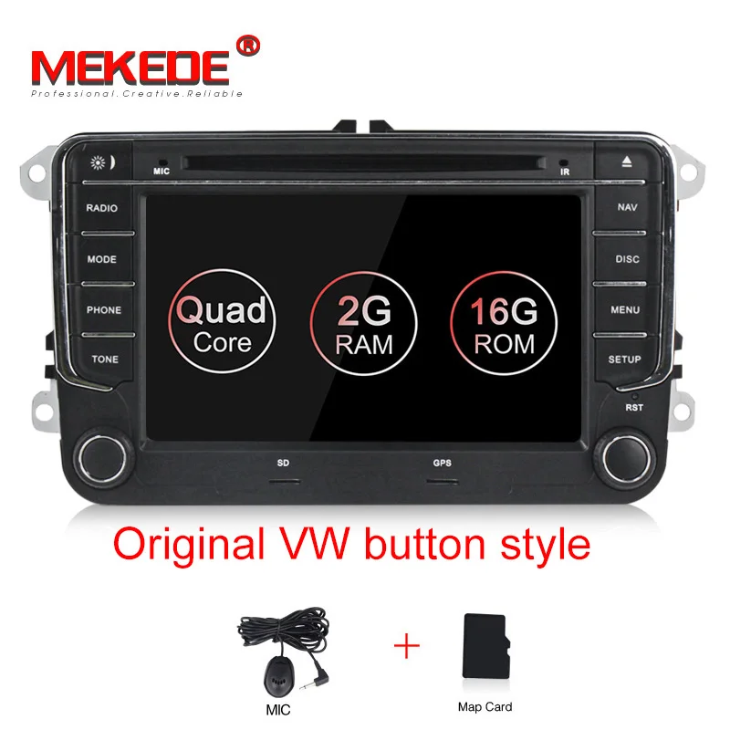 Standard model Немецкая панель! android 8,1 автомобильный Радио gps dvd-плеер для Фольксваген Пассат Б5 B6 Поло Гольф 5 6 MAGOTAN CC Tiguan Bora wifi BT FM - Цвет: Standard model