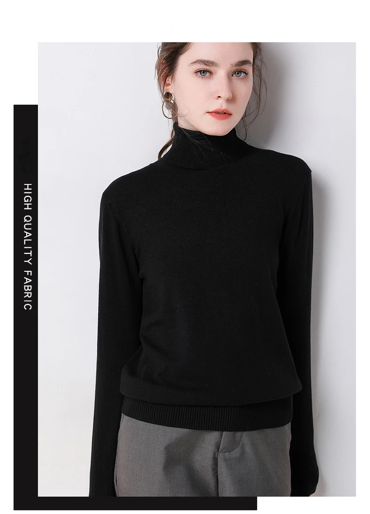 Autumn Winter sweater women turtleneck cashmere sweater knitted pullover women sweter fashion sweaters new Plus Size tops