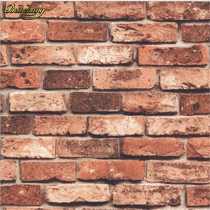 Обои для стен 3d в винтажном стиле 3D Кирпич рулон натуральный камень эффект
