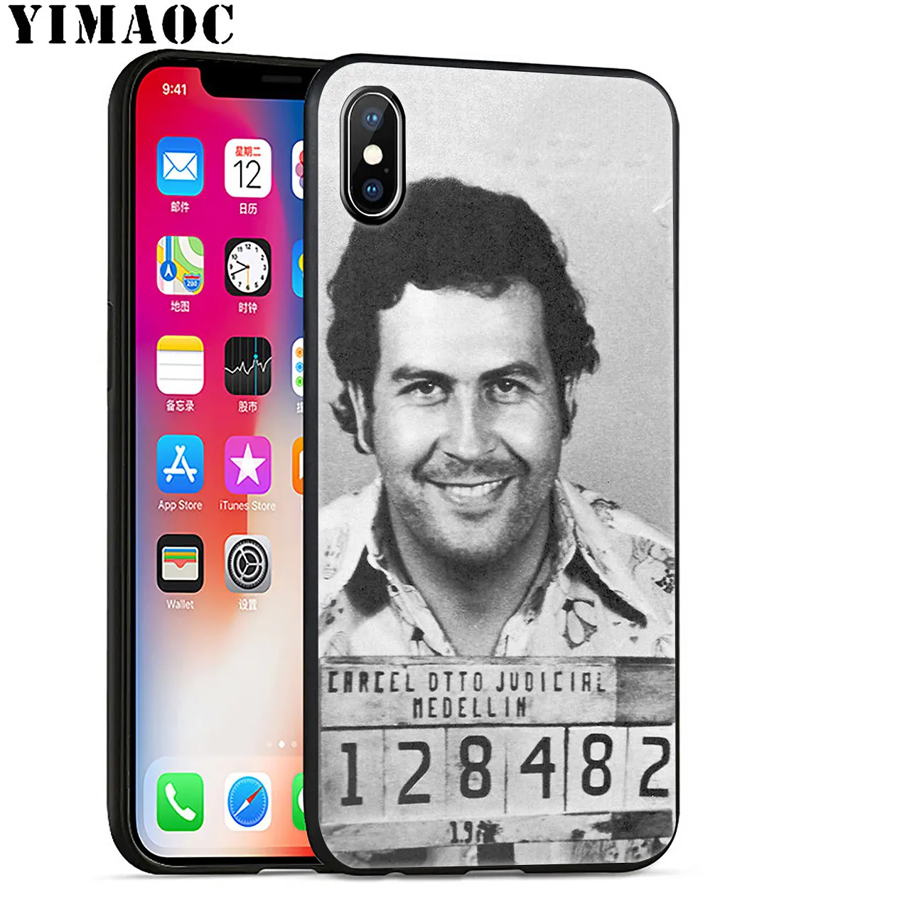 Мягкий силиконовый чехол YIMAOC с Пабло Эскобаром для iPhone 11 Pro XS Max XR X 6 6S 7 8 Plus 5 5S SE 10 из