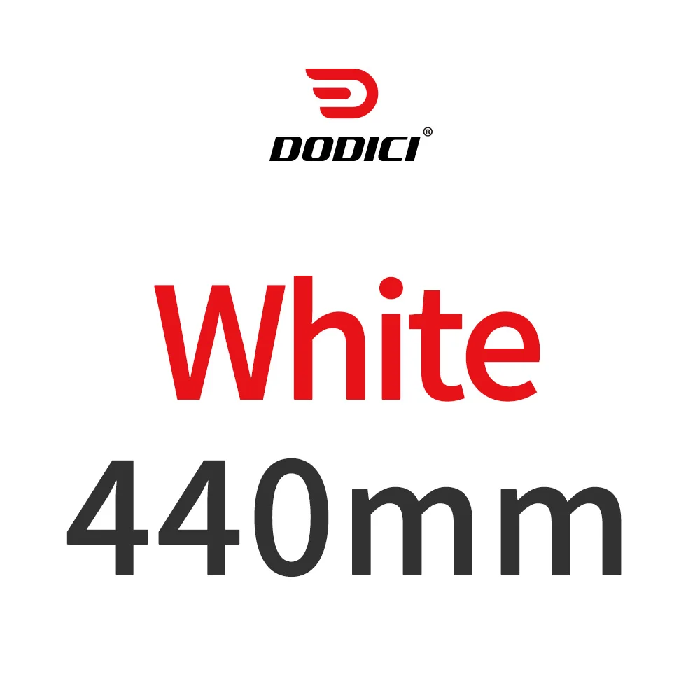 White 440mm DODICI из углеродного волокна, шоссейный руль глянцевый красный черный, белый цвет из углеродного волокна, шоссейный руль 31,8*400/420/440 мм Велоспорт велосипед Запчасти - Цвет: White 440mm