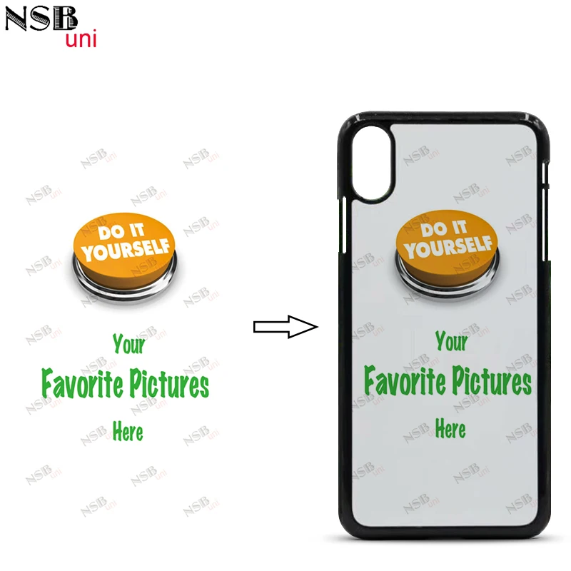 NSBuni для I phone X/XS персональные сделанные на заказ чехлы сублимации Сделай Сам