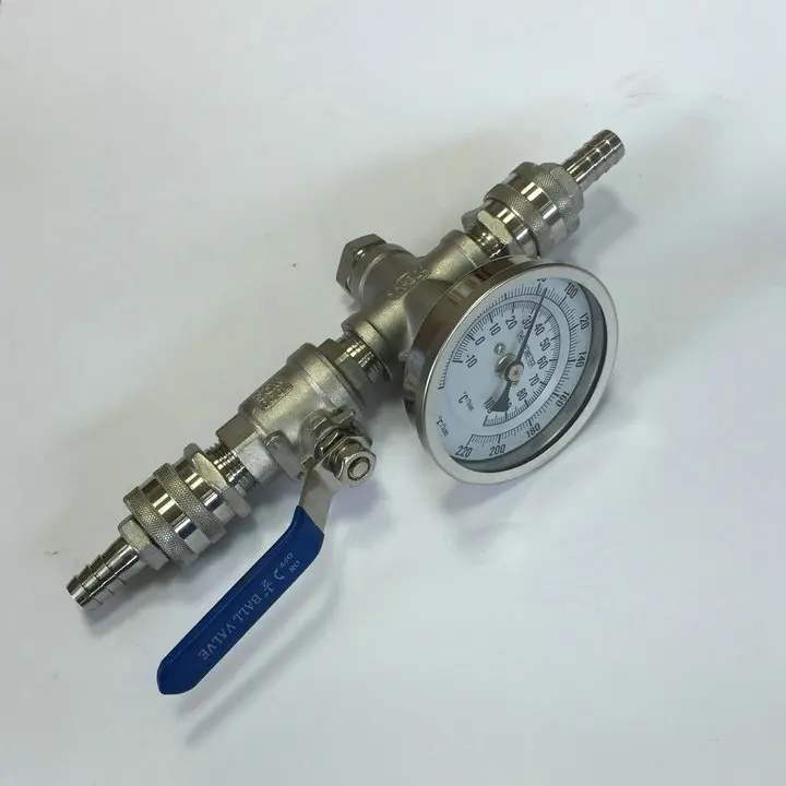Нержавеющая homebrew пивная линия в сборе Kegging Циферблат Термометр быстро