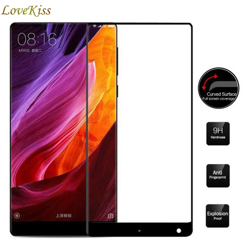 Цветной Чехол 9H для Xiaomi Mi Mix полноразмерное закаленное стекло 6 4 дюйма защитная