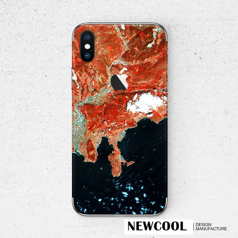 for iPhone X back filmBeautiful scenery Protective cover stickers For phone Color film Paster Decorative |