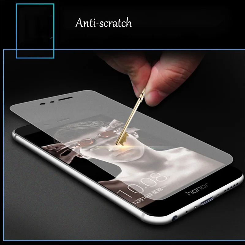 New Model 2.5D Full Cover 9H Matte Tempered Glass For Huawei Honor 8 P8 9 9i P9 Lite 10 V9 8X 2017 Play 7 Screen Protector Film | Мобильные