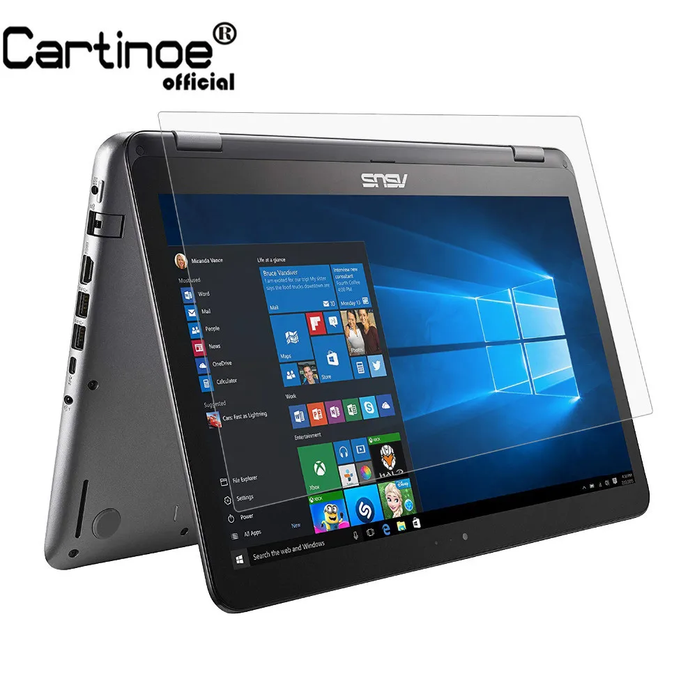 2 шт. защитная пленка для экрана ноутбука Asus Vivobook Flip R518ua 15 6 дюйма|Протекторы и