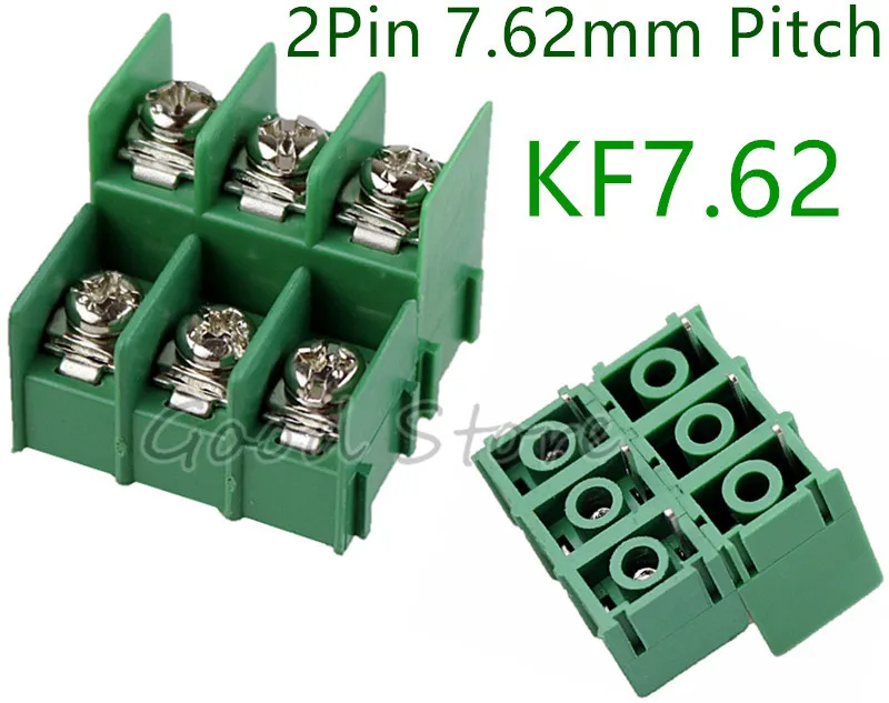 20 шт. разъемы KF7.62 1 контакт 2 контакта 3 4 6 контактов 7 62 мм шаг 300 В А|Терминалы| |