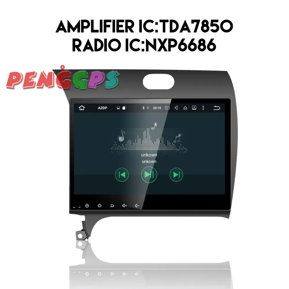 10 1 ''Android 8 0 7 автомобильный радиоприемник DVD плеер головное устройство GPS для KIA