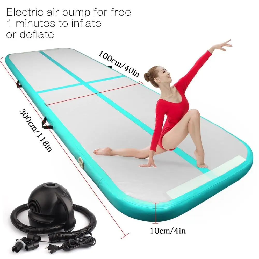 

Hot sales (6m7m8m)*2m*0.2m Inflatable Gymnastics Airtrack Tumbling Air Track Floor Trampoline For Home Use/Yoga/cheerleading