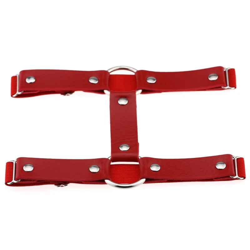 Популярные сексуальные подвязки в стиле Харадзюку из искусственной кожи панк