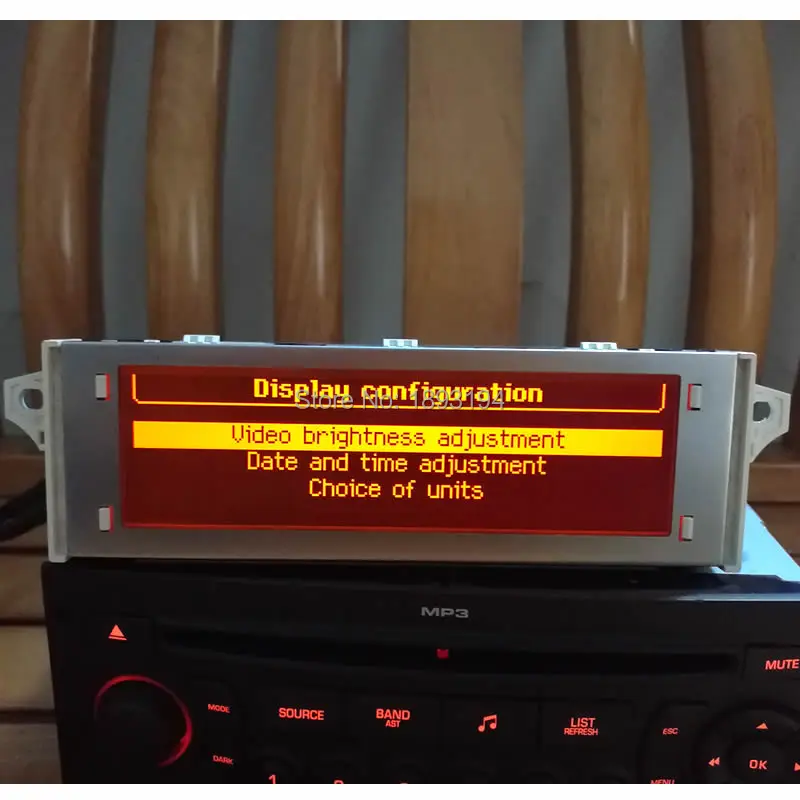 10 шт авто красный экран Поддержка USB и Bluetooth 4 меню Дисплей монитор для peugeot 307 407 408