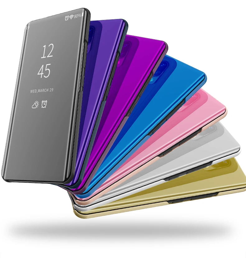 Умный зеркальный чехол для huawei Honor 10 COL-L29, роскошный флип-чехол, подставка для huawei Honor 10 Lite, чехол для телефона, чехол s Coque