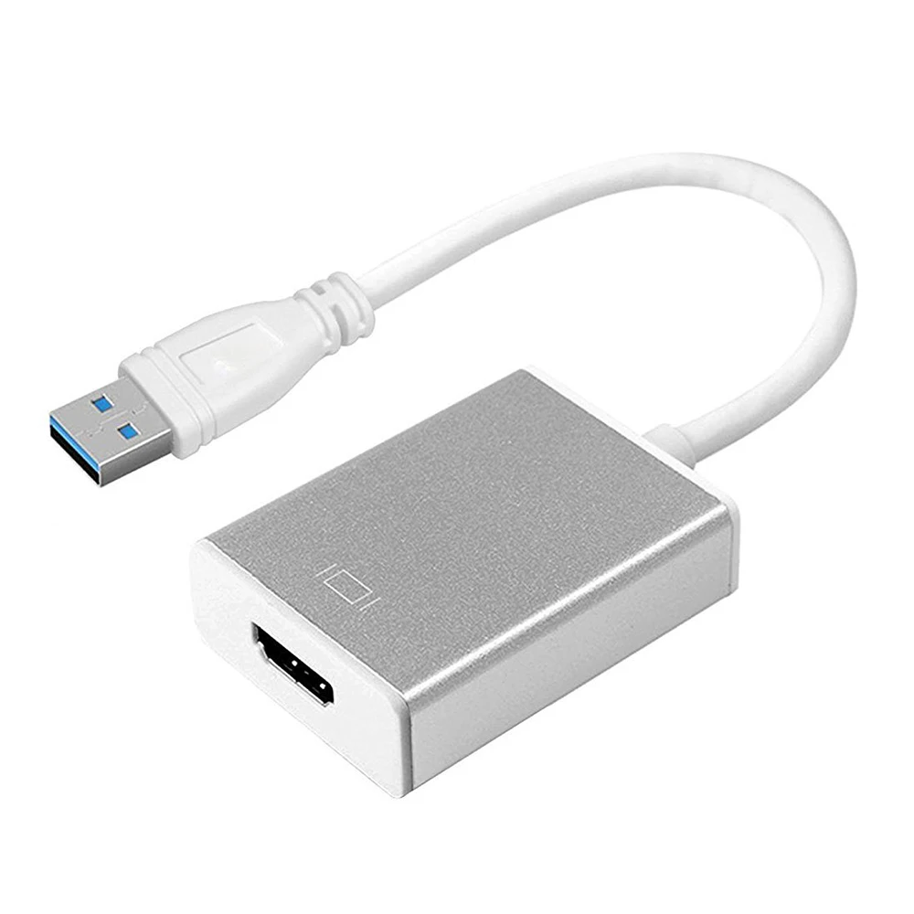 USB 3,0-HDMI кабель 1080P 3D видео конвертер USB3.0 высокоскоростной Расширенный зеркальный 2 режима для ноутбука ПК проектор переключатель адаптер