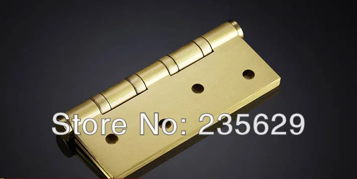 Бесплатная доставка 4 дюймовые медные петли из чистой меди для дверей