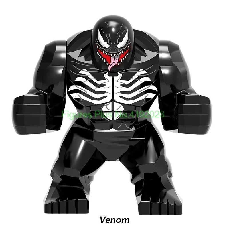 Большой Размер Фигурки Мстителей Marvel Endgame Thanos Venom Carnage Energy Stones перчатки Бэтмен Железный человек Кирпичи Строительные блоки игрушки