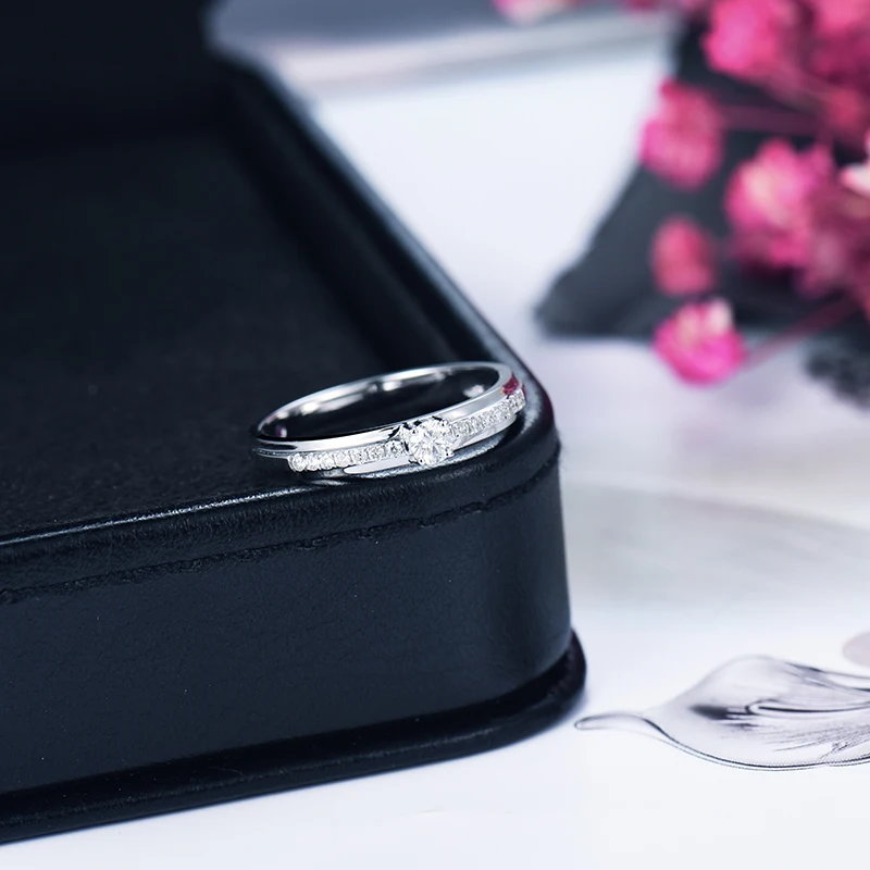 Новое поступление свадебные кольца LANMI из белого золота 18 карат с бриллиантами