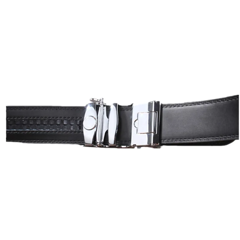 

free shipping men's fashion100% Genuine Leather belts for men High quality metal automatic buckle Strap Famous Brand Belt